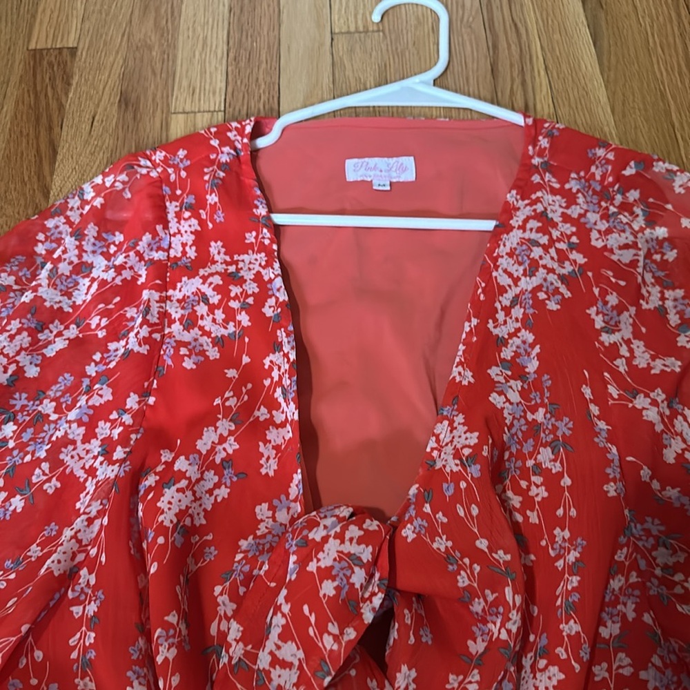 Pink Lily romper